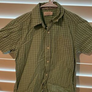Children’s place button up plaid shirt